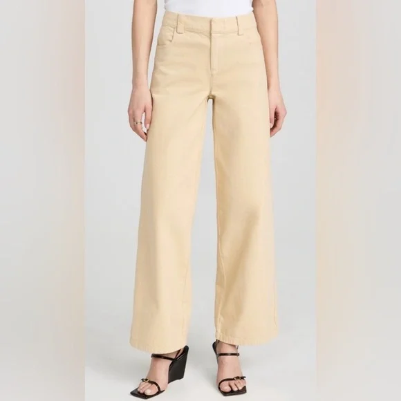 Vince Washed Twill Haystack Wide-Leg Pants Size 8 NWOT - Picture 4 of 14